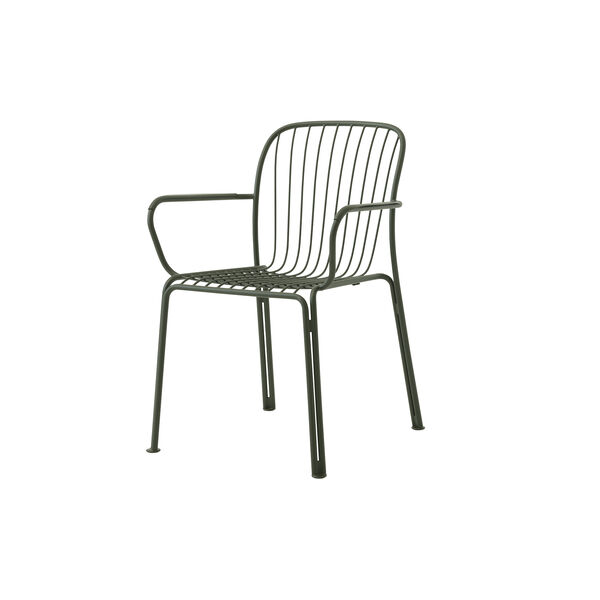 Thorvald SC95 Outdoor Armchair, bronze green, &Tradition
