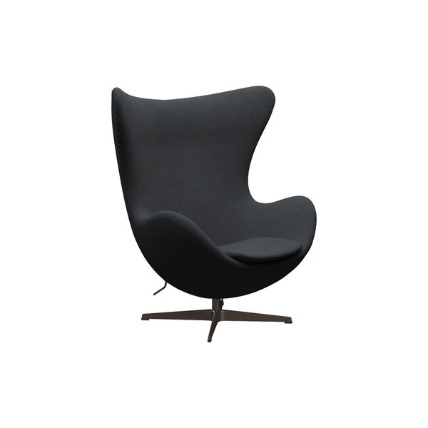 &Auml;gget&trade; 3316 Loungestol, Christianshavn 1173 grey/brown bronze, Fritz Hansen