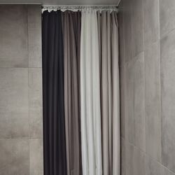 Lux duschdraperi, taupe, Zone Denmark