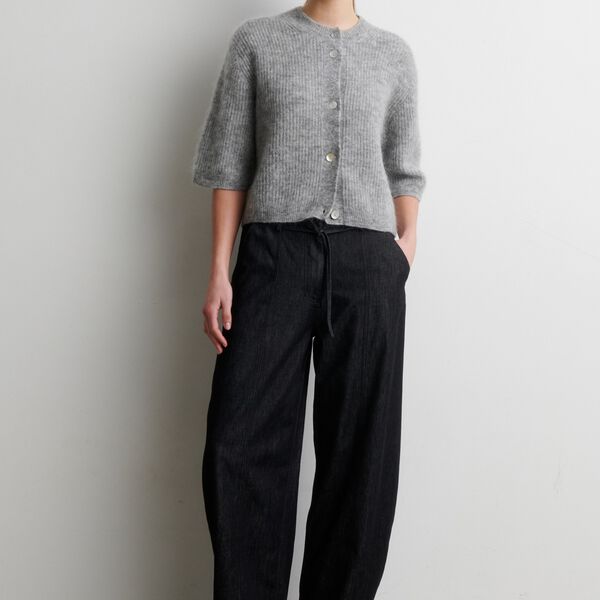 Dera Denim Cargo Trousers, black, Second Female