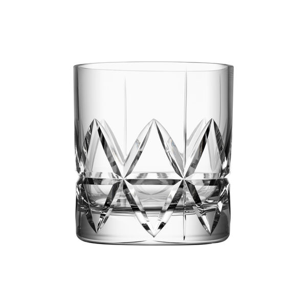 Peak double old fashioned glas, 4st, Orrefors