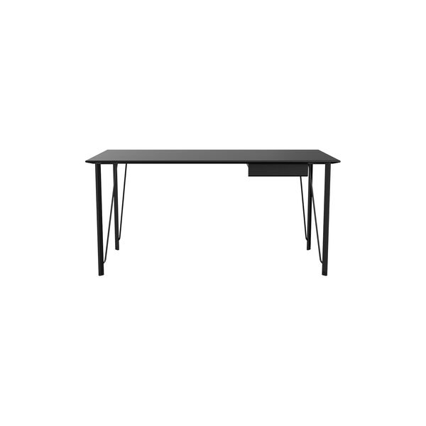 FH3605™ skrivbord med låda, black ash/black, Fritz Hansen