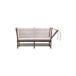 The Spoke-Back Sofa, Steelcut Beat 0215/chestnut brown, Fredericia Furniture