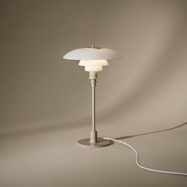 PH 3/2 Table Lamp, glossy beige, Louis Poulsen