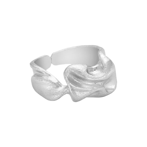 Charlie ring, silverpläterad, Pure by Nat