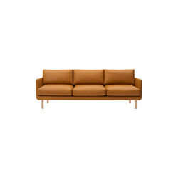 Emo 3-sits soffa, Dakar Cognac/naturoljad ek, Bruunmunch Furniture