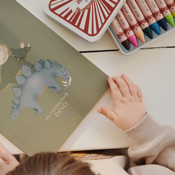 Crayons Bees Wax 10 pcs., multi colour, Konges Sl&oslash;jd