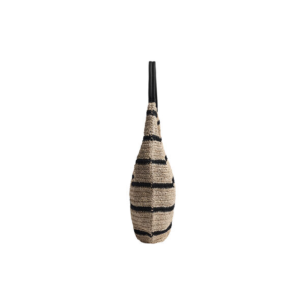 SoleaMBG Bag, Raffia, natural/black mix w/black, Markberg