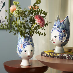 Titania Vas, bl&aring;, Bj&oslash;rn Wiinblad