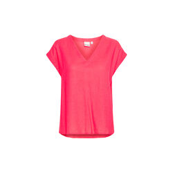 IHLINNO Blouse with Short Sleeve, geranium, ICHI