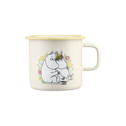 Mumin emaljmugg blommor, Muurla