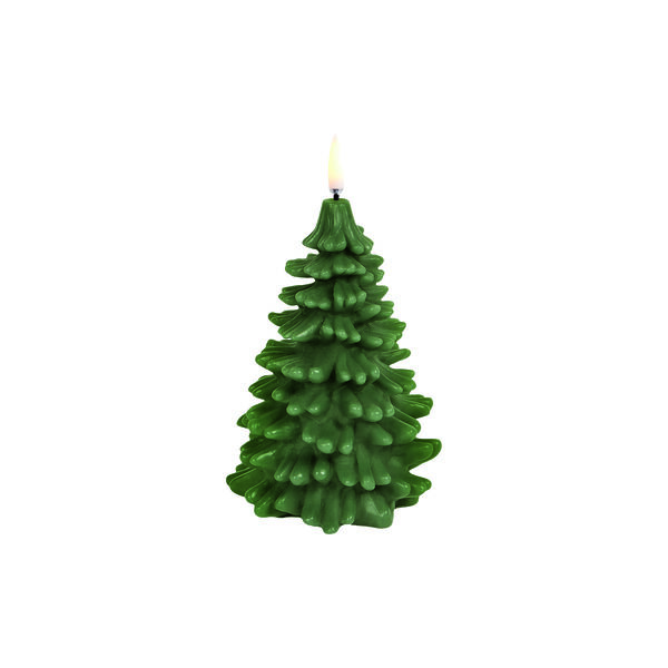 LED candle Christmas tree, olive green LED candle Christmas tree, olive green, Uyuni Lighting