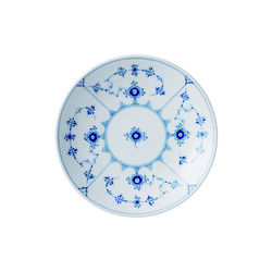 Blue Fluted Plain tallrik coupe, Royal Copenhagen
