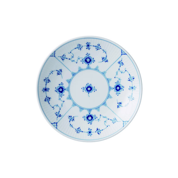 Blue Fluted Plain tallrik coupe, Royal Copenhagen