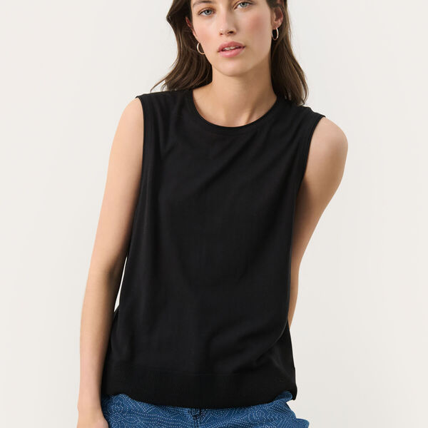 TinemariePW Waistcoat, black, Part Two