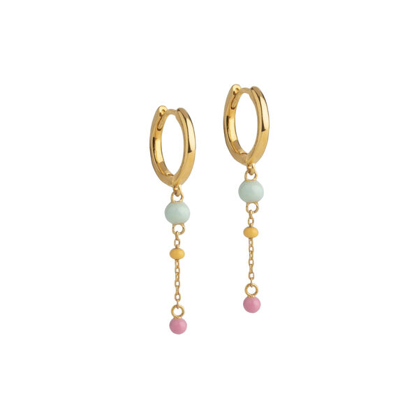 Lola&nbsp;Bold Hoops, rainbow, ENAMEL Copenhagen