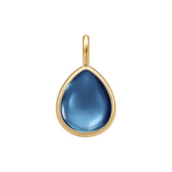 Paloma Pendant, gold/sapphire blue Paloma Pendant, gold/sapphire blue, Julie Sandlau