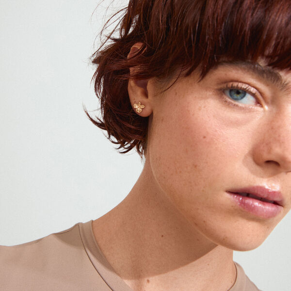 CHARMAINE Studs, guldpl&auml;terat, Pilgrim