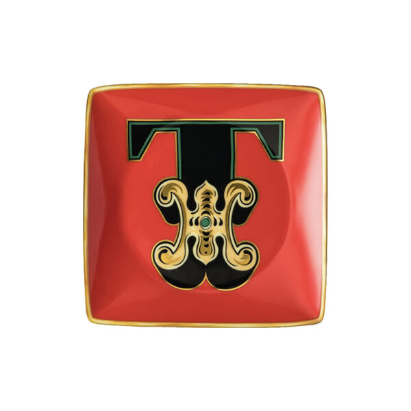 Versace Alphabet Dish T, Rosenthal x Versace