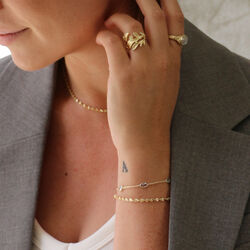 Jade | Goldplated / Rose Quartz | Armband, Pure by Nat