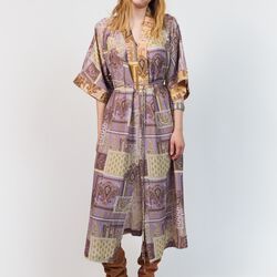 JemimaLL Maxi Dress 3/4, multi, Lollys Laundry