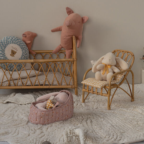 Stor babyfilt, rose, Maileg