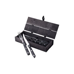 Old Farmer bestickset, svart, 4 delar, Gense