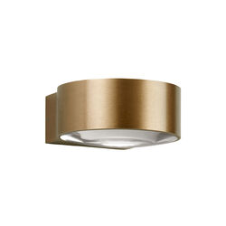 ORBIT W2 vägglampa, brass, LIGHT-POINT