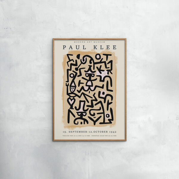 Paul Klee - Modern Art exhibition, Poster & Frame