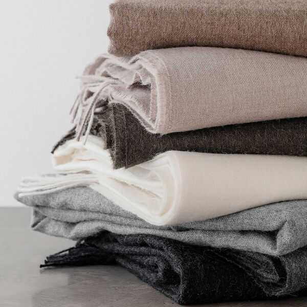 Luxury pl&auml;d, grey, ELVANG