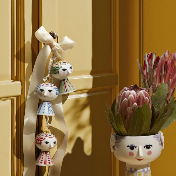 Eva Julhänge 2025, röd, Bjørn Wiinblad