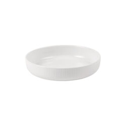 White Fluted ugnsform &Oslash; 18.5 cm, Royal Copenhagen