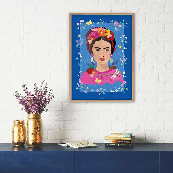 Frida Kahlo Fundraising Poster, ViSSEVASSE