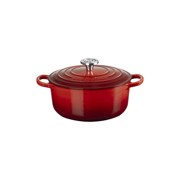Signature gjutj&auml;rn rund gryta | 20 cm | Cerise, Le Creuset