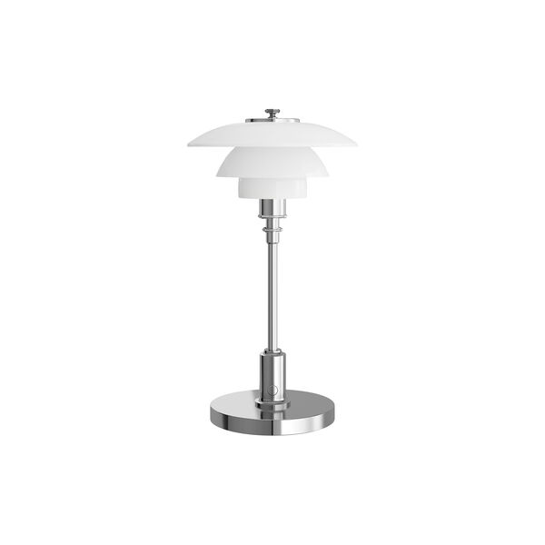 PH 1/1 Portable Lamp, high lustre chrome plated, Louis Poulsen