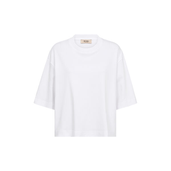 MMNatalie O-SS Boxy Tee, white, MOS MOSH