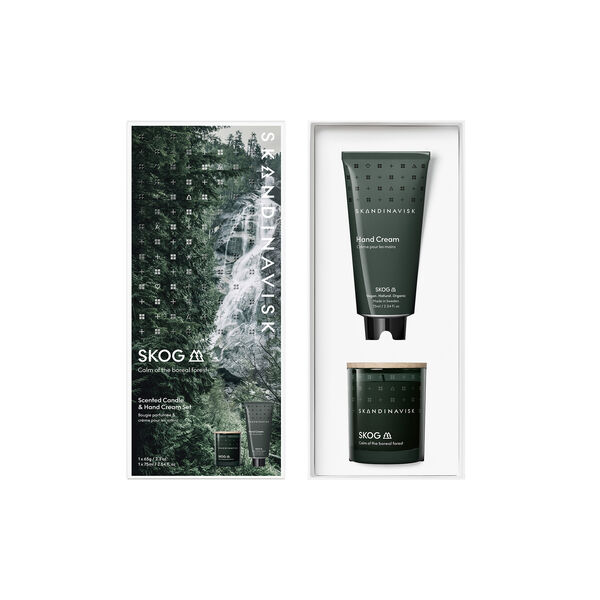 SKOG Scented Candle & Hand Cream Giftset SKOG Scented Candle & Hand Cream Giftset, Skandinavisk
