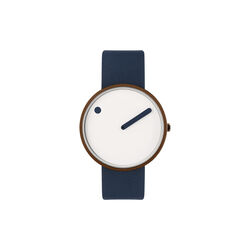 PICTO armbandsur, cream/copper/midnight blue, PICTO