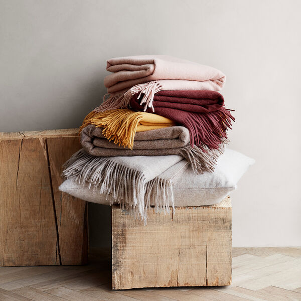 Classic pl&auml;d, yellow ocher, ELVANG