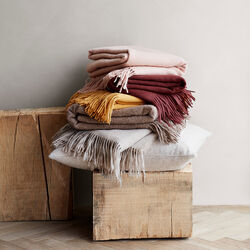 Classic pl&auml;d, yellow ocher, ELVANG