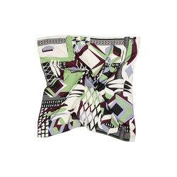 VINTAGE&nbsp;GEO&nbsp;Scarf, green, Bella Ballou