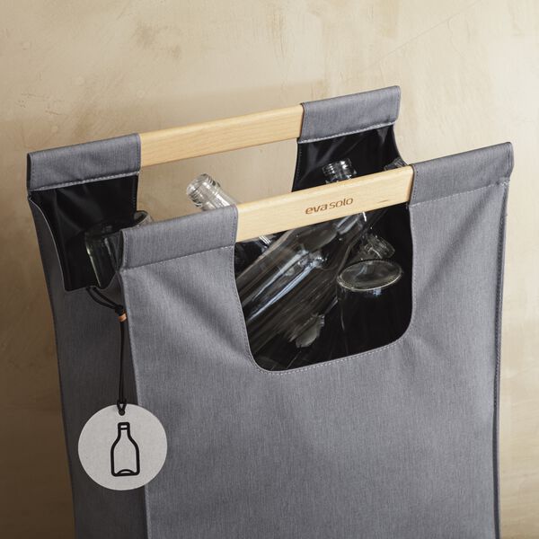 Recycling Waste Bin Bag, dark grey, Eva Solo