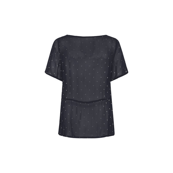 DusinePW Blouse, dark navy dot print, Part Two