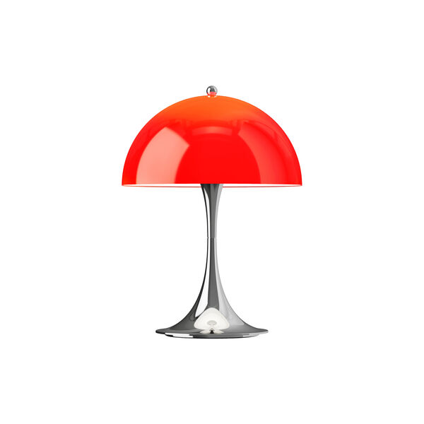 Panthella 250 Original Portable Table Lamp, opal red, Louis Poulsen