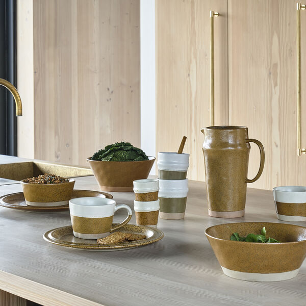 Evig serveringssk&aring;l, amber, Villa Collection