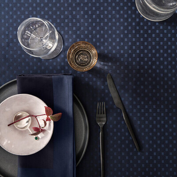 SNOWFLAKES duk, dark blue SNOWFLAKES duk, dark blue, Georg Jensen Damask