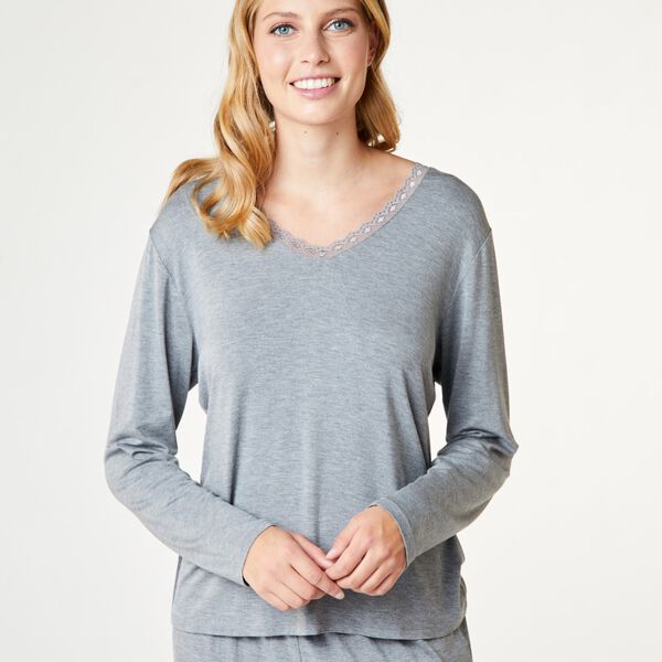 Jordan Longsleeved T-Shirt, grey melange, CCDK Copenhagen