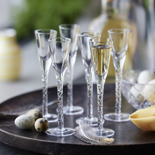 Paris snapsglas 6 st., Lyngby Glas