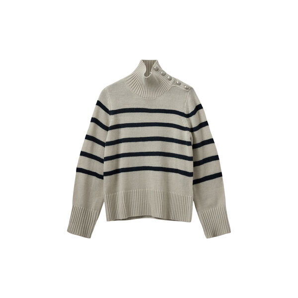 MargaretSW Sweater, grey striped, Sofie Schnoor