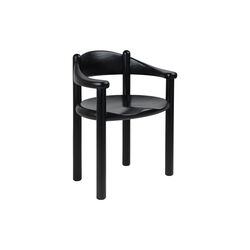 Daumiller Dining Armchair, brown/black pine, GUBI